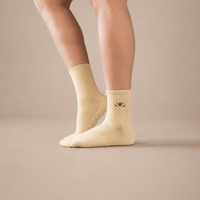 Bibi Quarter Crew Inside Out Grip Sock