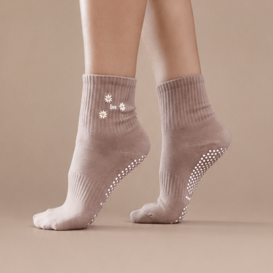 Margot Quarter Crew Inside Out Grip Sock
